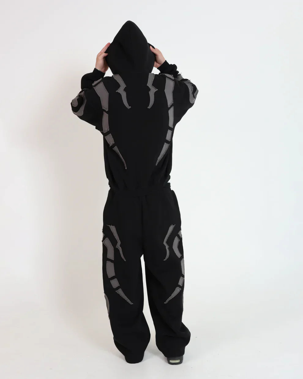 Suspended Clothing exclusive anime streetwear set - Jujutsu Kaisen Tracksuit graphic details.