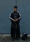 Black CNY Jacket Front View - Suspended Clothing India